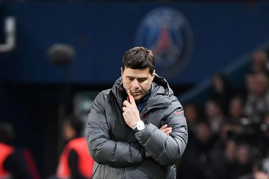 Tương lai của Pochettino ở PSG là không chắc chắn. ẢNH: GETTY