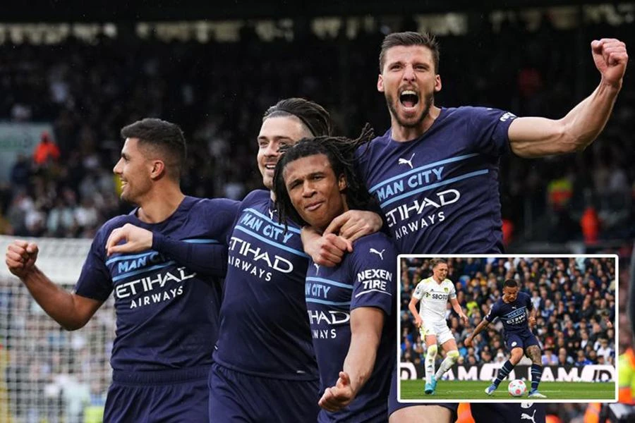 Man City có thêm 1 chiến thắng dễ dàng tại Premier League. ẢNH: MIRROR