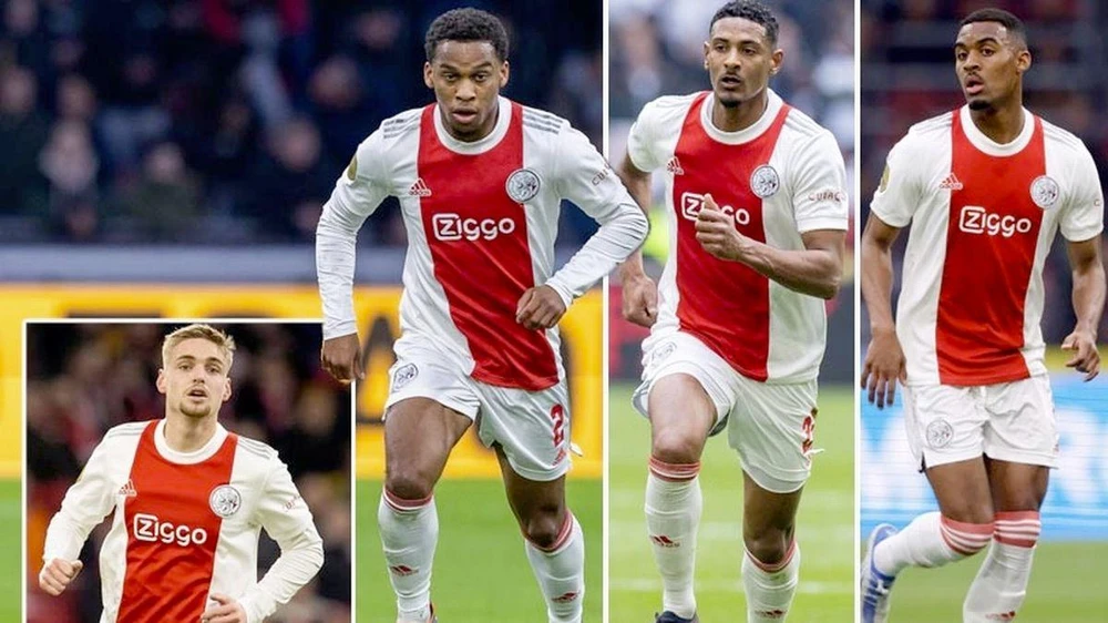 4 ngôi sao của Ajax có thể theo chân ông thầy Ten Hag gia nhập Man Utd. ẢNH: MIRROR