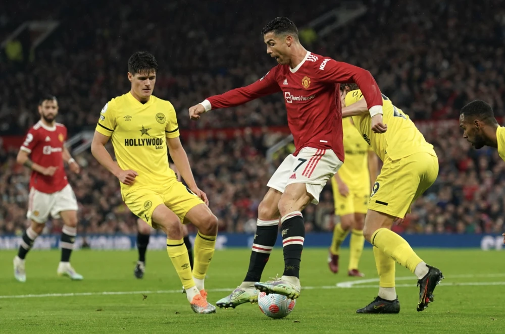 Ronaldo chơi cực kỳ xông xáo ở trận này. ẢNH: SUN SPORTS Ronaldo chơi cực kỳ xông xáo ở trận này. ẢNH: SUN SPORTS