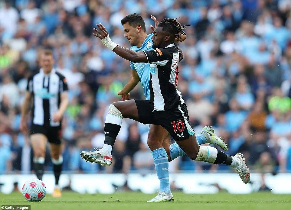 Newcastle không phải đối thủ của Man City. ẢNH: GETTY
