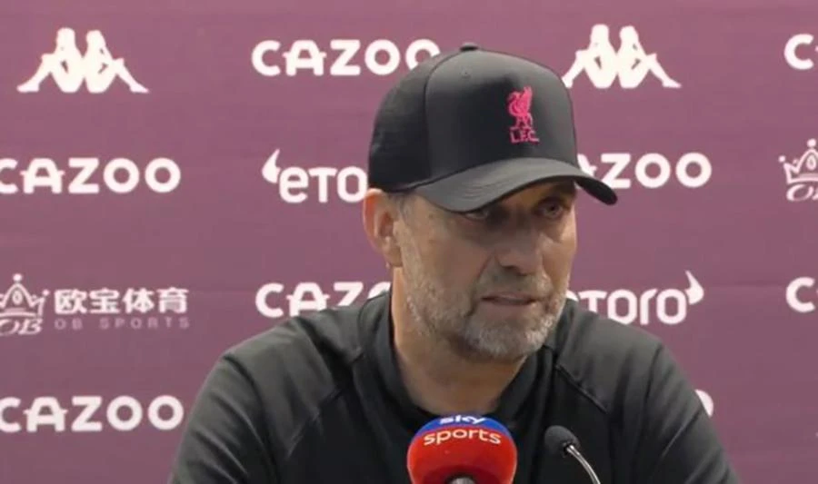 Klopp lo ngại khi Man City được gia tăng sức mạnh đáng kể với Haaland trong đội hình. ẢNH: SKY SPORT