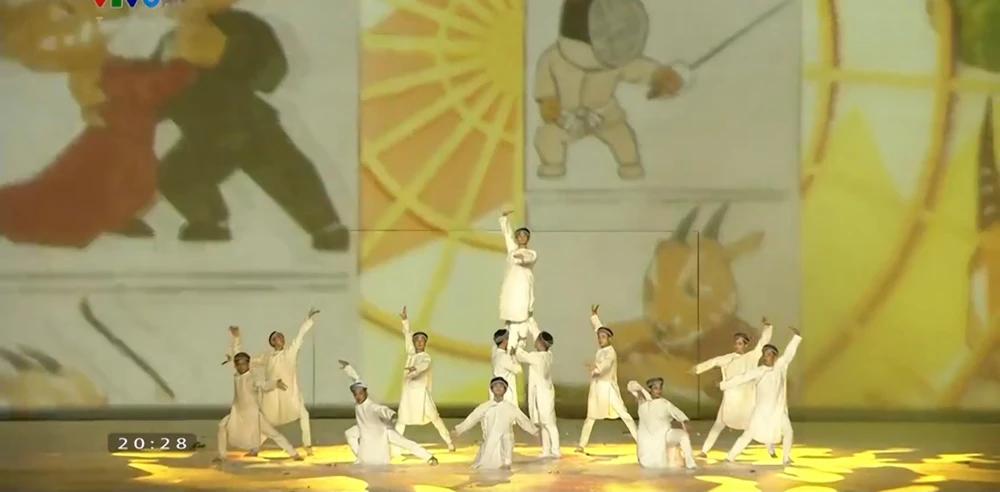 Tranh Đông Hồ và giới thiệu linh vật Sao La. Tranh Đông Hồ và giới thiệu linh vật Sao La.