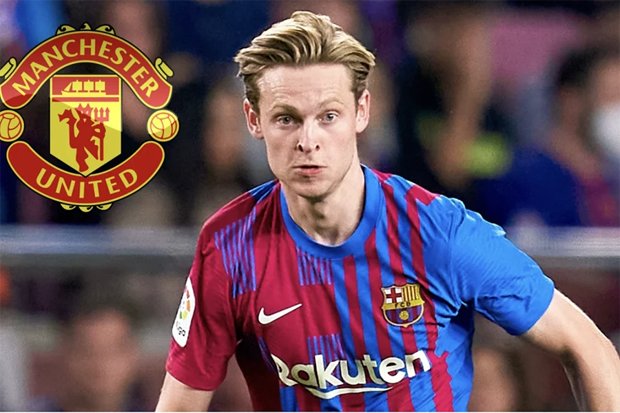 95% De Jong sẽ gia nhập MU vào mùa hè này. ẢNH: SUN SPORTS