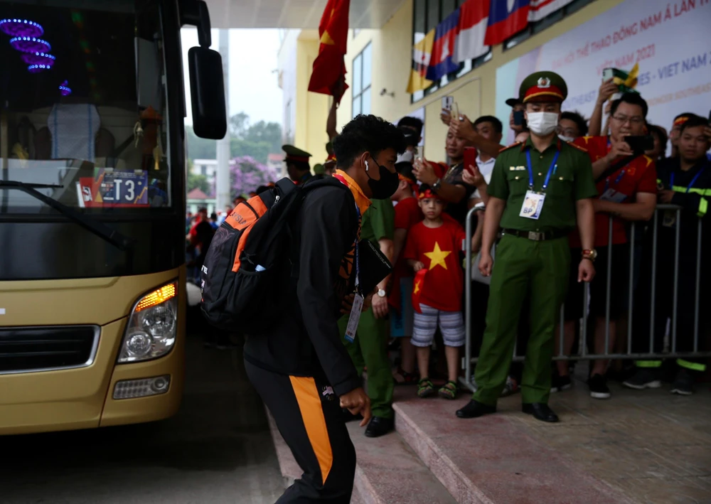 Các cầu thủ Malaysia...