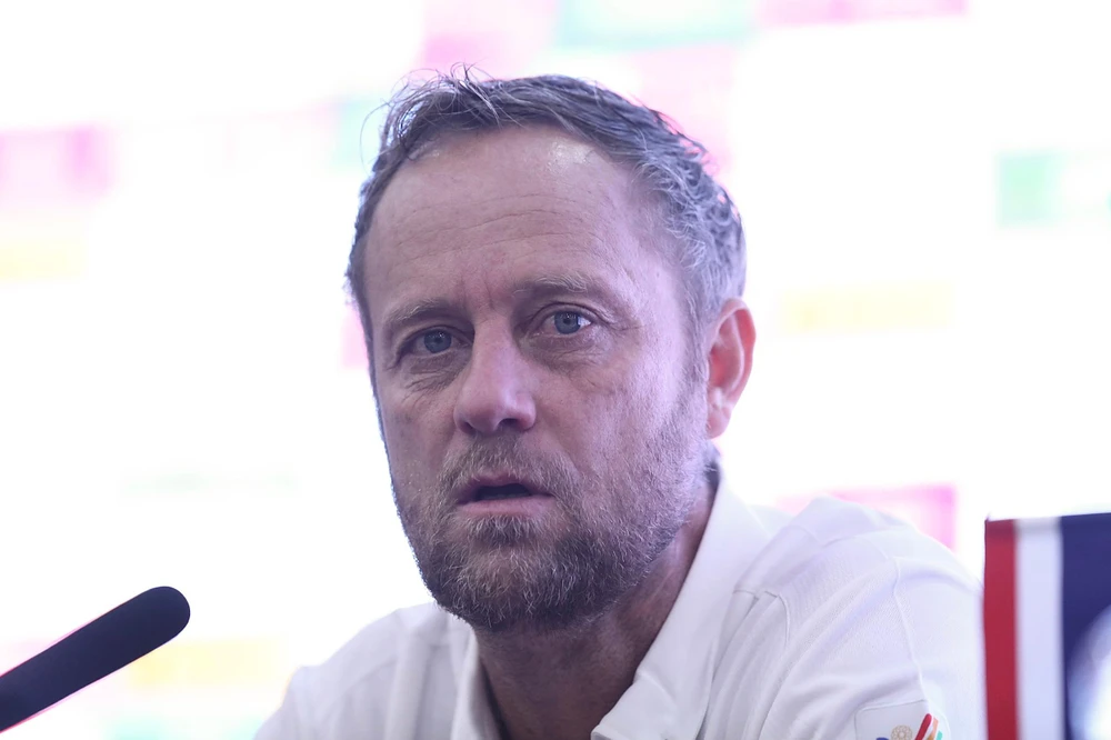 HLV Mano Polking của U-23 Thái Lan. ẢNH: ANH DUY