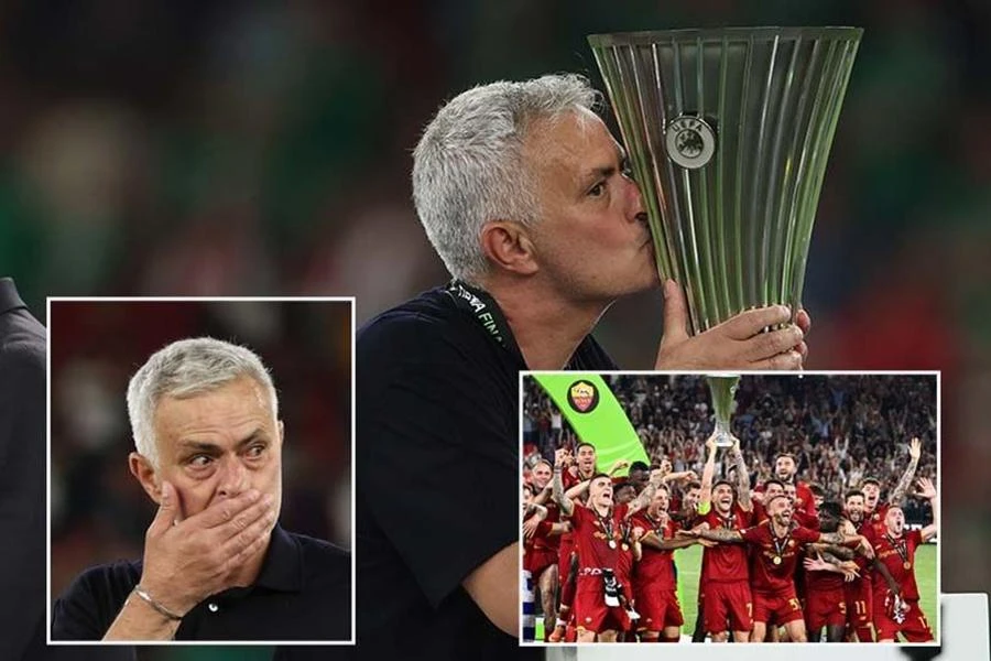 Mourinho khẳng định ông là một Romanista 100%. ẢNH: MIRROR