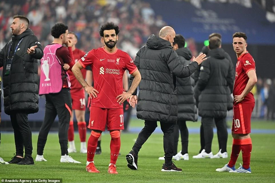 Nỗi buồn của Salah... ẢNH: GETTY