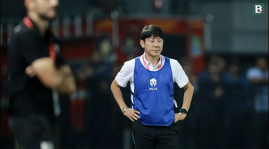 Shin Tae-yong dẫn dắt bóng đá Indonesia từ tháng 12-2019 đến nay. ẢNH: BOLA Shin Tae-yong dẫn dắt bóng đá Indonesia từ tháng 12-2019 đến nay. ẢNH: BOLA