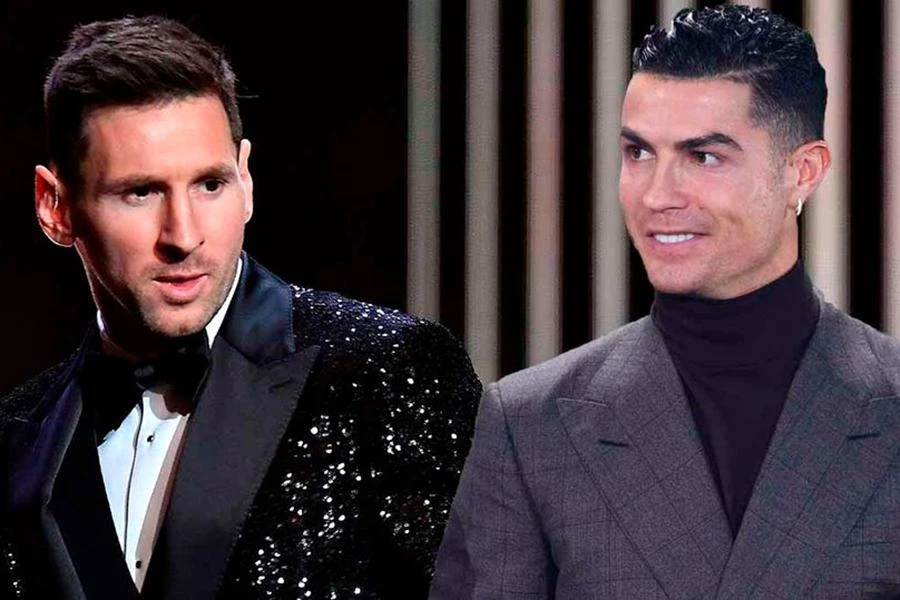 Messi dự đoán Ronaldo sẽ khó khăn trong việc trở lại MU vì sự khắc nghiệt của Premier League. ẢNH: MIRROR