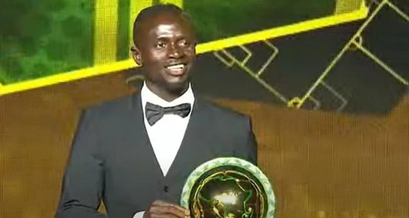 Mane 2 lần giành giải cầu thủ xuất sắc nhất năm của bóng đá châu Phi. ẢNH: MIRROR