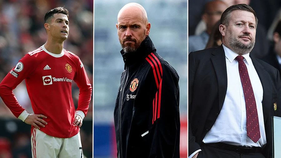 Ronaldo sẽ gặp Ten Hag và Arnold giải quyết dứt điểm tương lai. ẢNH: MIRROR
