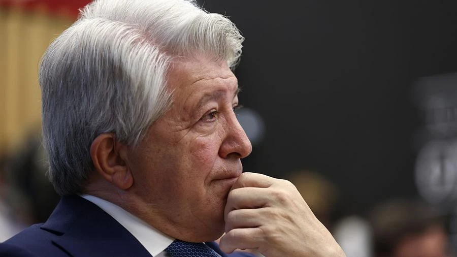 Chủ tịch Atletico Madrid thẳng thừng bác bỏ thông tin đội bóng của ông muốn có Ronaldo. ẢNH: GETTY