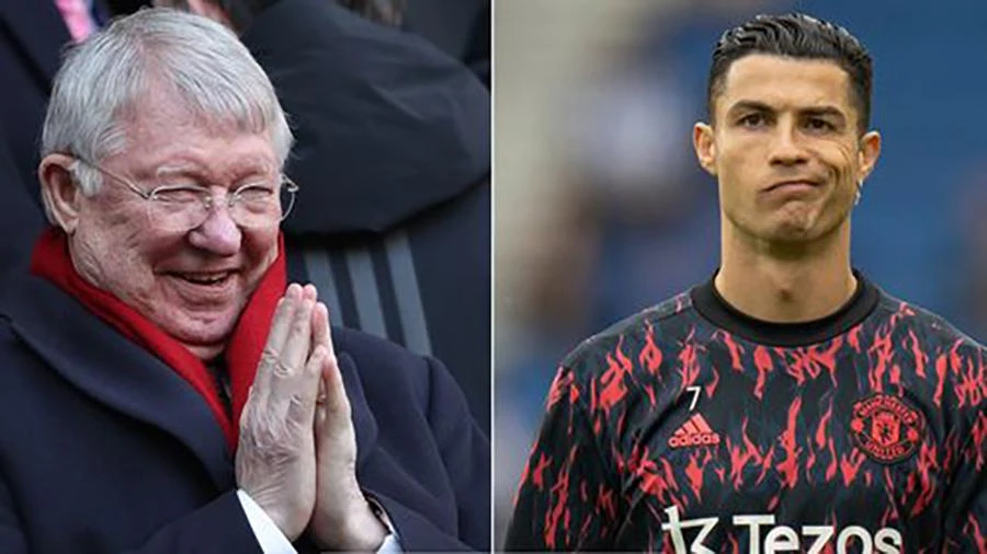 Sir Alex Ferguson được cho là không thể thuyết phục Ronaldo ở lại Man Utd. ẢNH: MIRROR