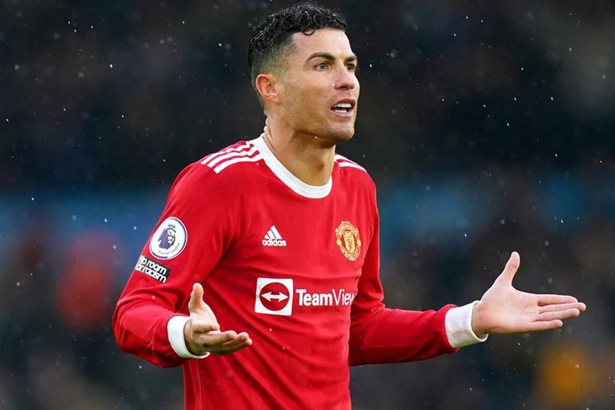 Ronaldo bị chỉ trích là "đòi tiền chuộc MU" và bắt nạt Ten Hag. ẢNH: PA