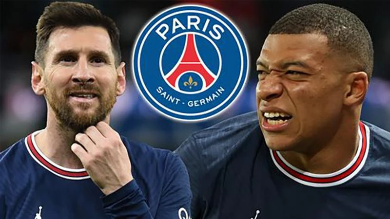 Messi không đồng tình với Mbappe về việc đẩy Neymar rời PSG. ẢNH: MIRROR