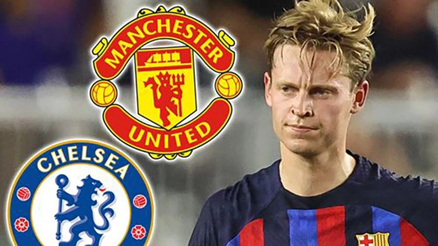 Chelsea đã nhảy vào cuộc đua giành De Jong với MU. ẢNH: MIRROR