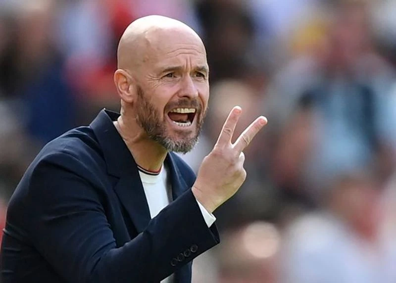 Ten Hag đang thiếu nhân sự trầm trọng trên hàng tiền đạo Man Utd. ẢNH: REUTERS Ten Hag đang thiếu nhân sự trầm trọng trên hàng tiền đạo Man Utd. ẢNH: REUTERS