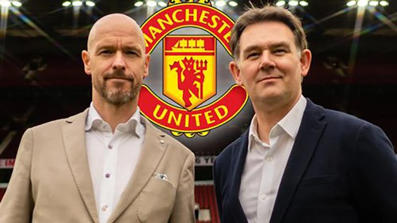Ten Hag khẳng định không có mâu thuẫn với lãnh đạo MU về hoạt động chuyển nhượng. ẢNH: MIRROR