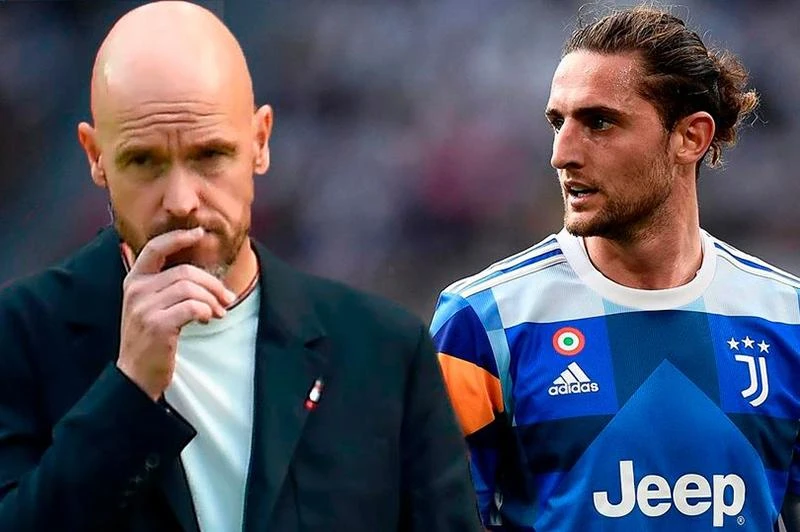 Rabiot có phải là sự bổ sung cần thiết của Ten Hag cho Man United. ẢNH: MIRROR