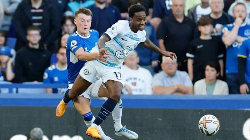 Raheem Sterling đang thi đấu ổn định trong màu áo của Chelsea. Ảnh: Getty