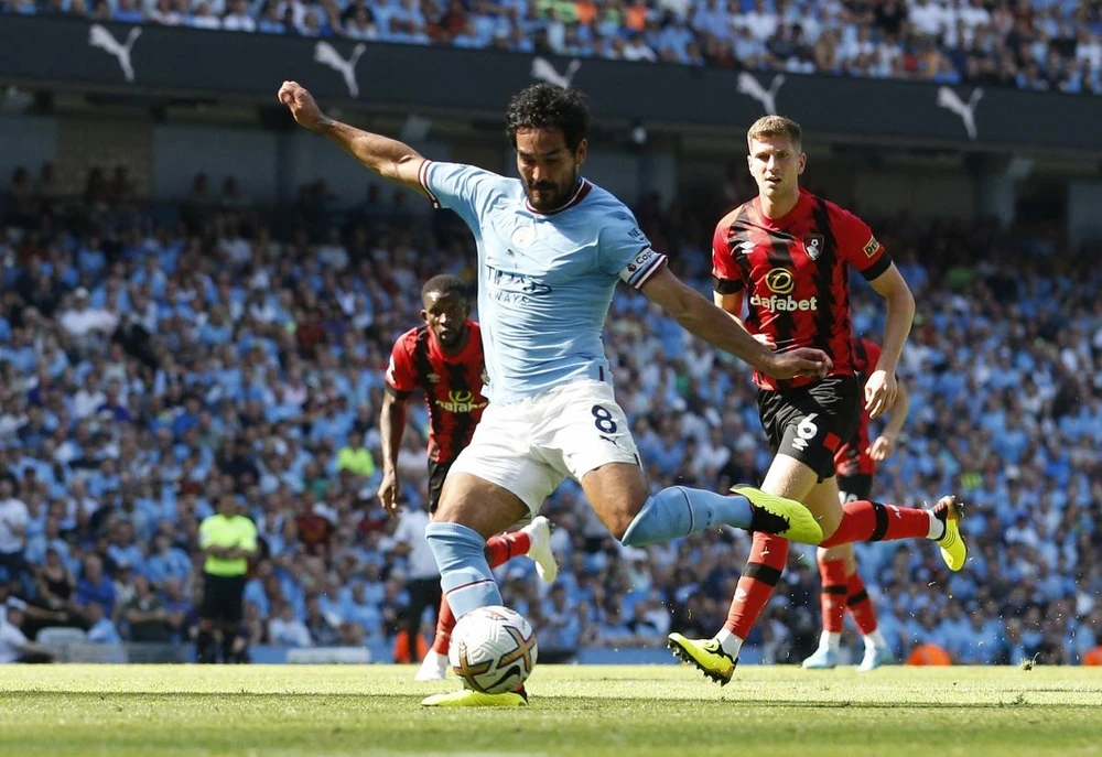 Một trận thắng đang nằm chắc trong tay thầy trò HLV Pep Guardiola. Ảnh: Getty