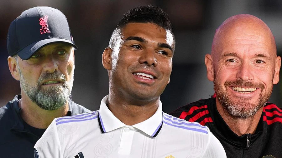 Vụ MU mua Casemiro vô tình gây cản trở cho kế hoạch sở hữu Bellingham của Klopp. ẢNH: MIRROR