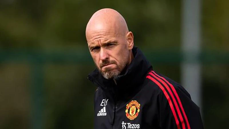 Ten Hag đang chịu áp lực cực lớn sau 2 trận toàn thua ở Man Utd. ẢNH: GETTY