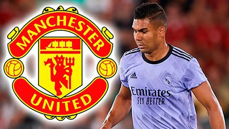 MU sẽ công bố hoàn thành vụ chuyển nhượng Casemiro trễ hơn so với kế hoạch. ẢNH: MIRROR