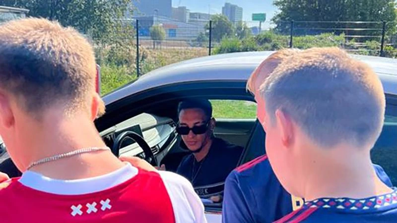 Antony đã muốn chia tay Ajax gia nhập đội chủ sân Old Trafford. ẢNH: GETTY