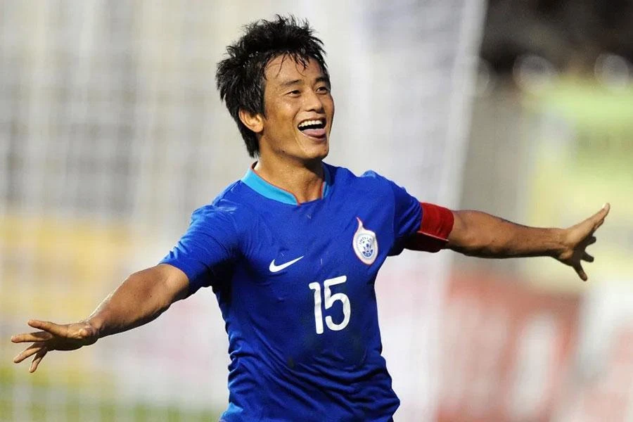 Baichung Bhutia là huyền thoại của bóng đá Ấn Độ.