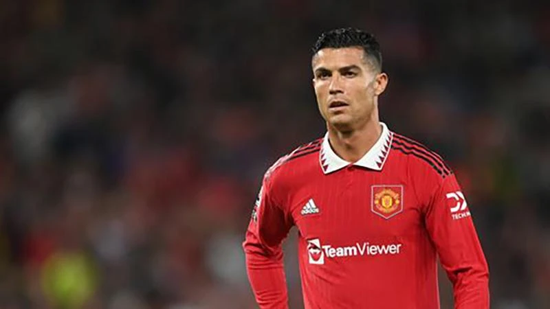 Ronaldo đòi chia tay màu áo đỏ của MU vì muốn được đá Champions League. ẢNH: GETTY