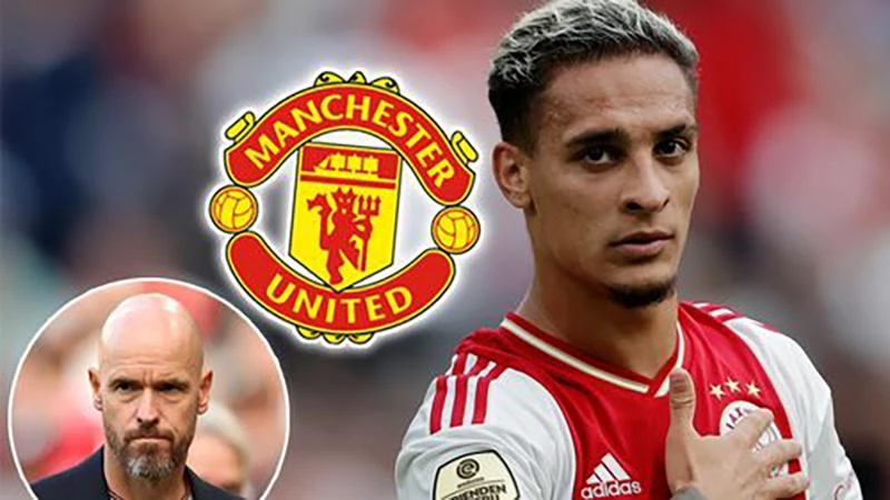 Đích đến mong muốn của Antony là Ten Hag và Man United. ẢNH: MIRROR