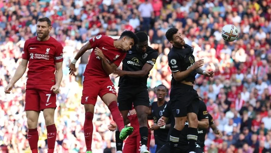 Liverpool hủy diệt Bournemouth với 9 bàn thắng. Ảnh: Getty