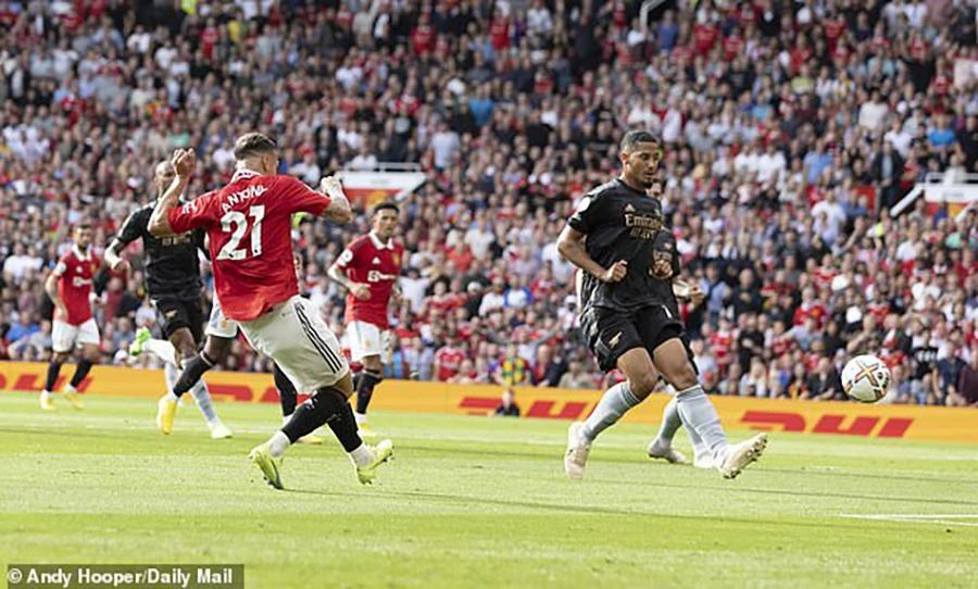 Arteta tin rằng các học trò của ông đã học được một bài học trước MU. ẢNH: DAILY MAIL