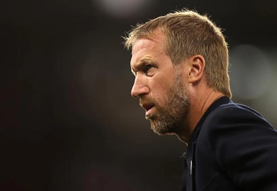 Graham Potter dẫn dắt Brighton rất thành công ở mùa này khi đội lọt Top 4 Premier League. ẢNH: GETTY