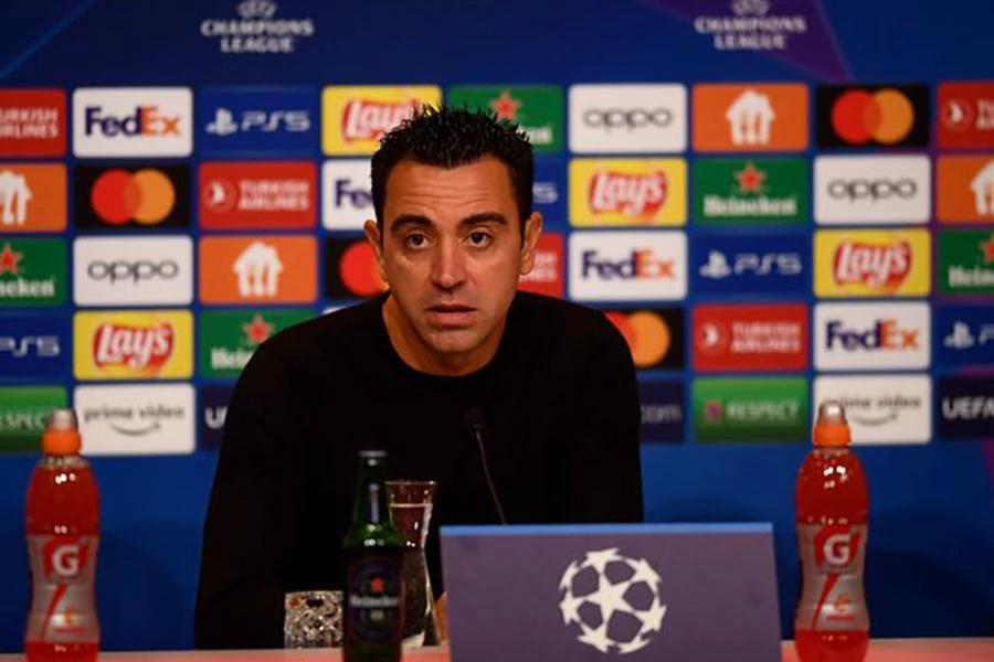 Xavi có lí do để tiếc nuối sau trận thua của Barca. ẢNH: GETTY