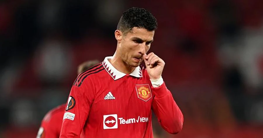 Ronaldo đòi rời MU vào mùa hè năm nay nhưng không thành. ẢNH: GETTY