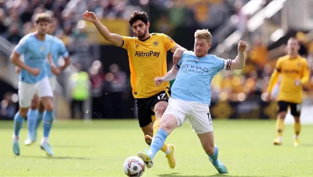 Man City đã có trận đấu khá dễ trước Wolves. Ảnh: Getty