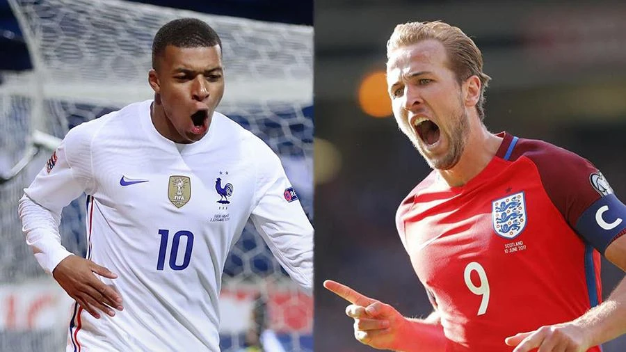 Mbappe muốn PSG mua Harry Kane để thay thế Messi. ẢNH: CGI