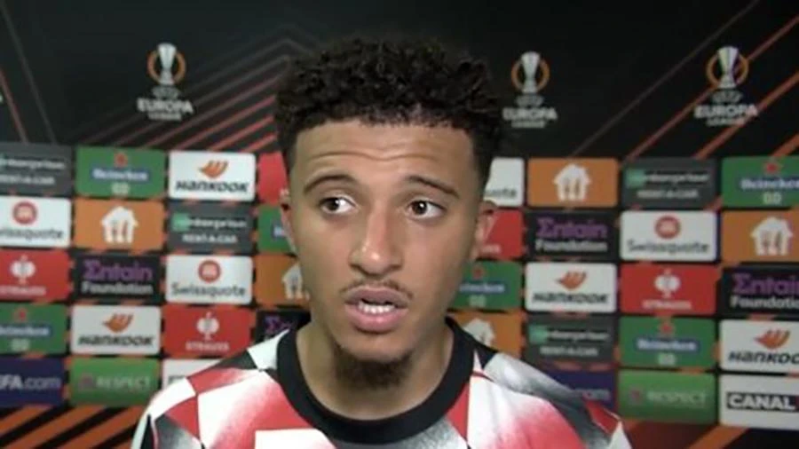 Sancho đặt mục tiêu phải được gọi vào đội tuyển Anh đá World Cup 2022. ẢNH: GETTY