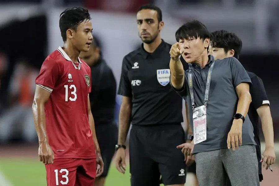 HLV Shin Tae-yong từng dẫn dắt đội tuyển Hàn Quốc chơi vòng chung kết World Cup 2018.