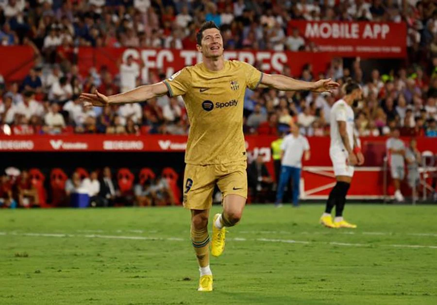 Bayern Munich đang thiếu những bàn thắng từ Lewandowski. ẢNH: REUTERS