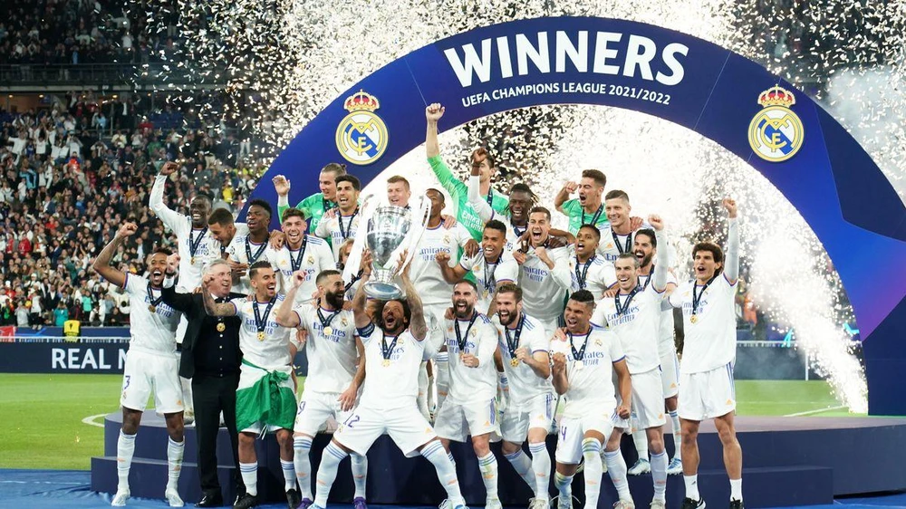 Real Madrid đang là ĐKVĐ Champions League và là CLB giàu thành tích nhất lịch sử Champions League. ẢNH: GETTY