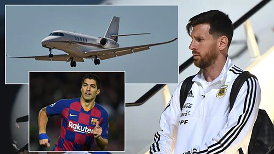 Messi muốn Barca cung cấp máy bay riêng, ngoài ra là 1 phòng VIP luôn ở tình trạng sẵn sàng cho gia đình Messi và Suarez đến xem Barca thi đấu. ẢNH: MIRROR