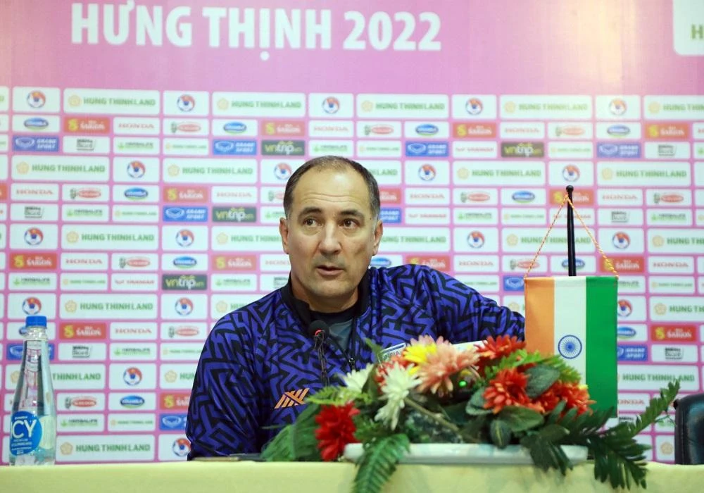 HLV Igor Stimac đánh giá rất cao tuyển Việt Nam. ẢNH: VFF