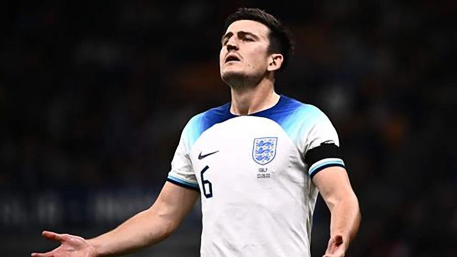 Maguire vẫn là trụ cột của tuyển Anh dù mài đũng quần trên băng ghế dự bị Man Utd. ẢNH: GETTY