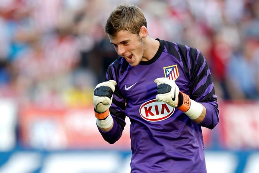 David De Gea thể hiện tài năng khi còn rất trẻ và được Man Utd mua khi anh mới 18 tuổi. ẢNH: GETTY