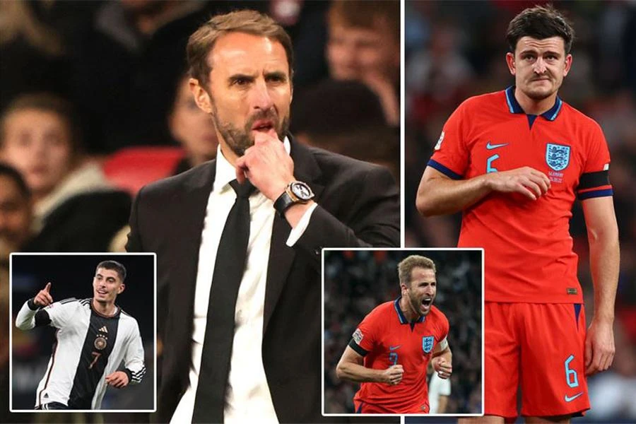 Anh và Đức tạo nên màn rượt đuổi tỉ số hấp dẫn trong hiệp 2. ẢNH: MIRROR Anh và Đức tạo nên màn rượt đuổi tỉ số hấp dẫn trong hiệp 2. ẢNH: MIRROR