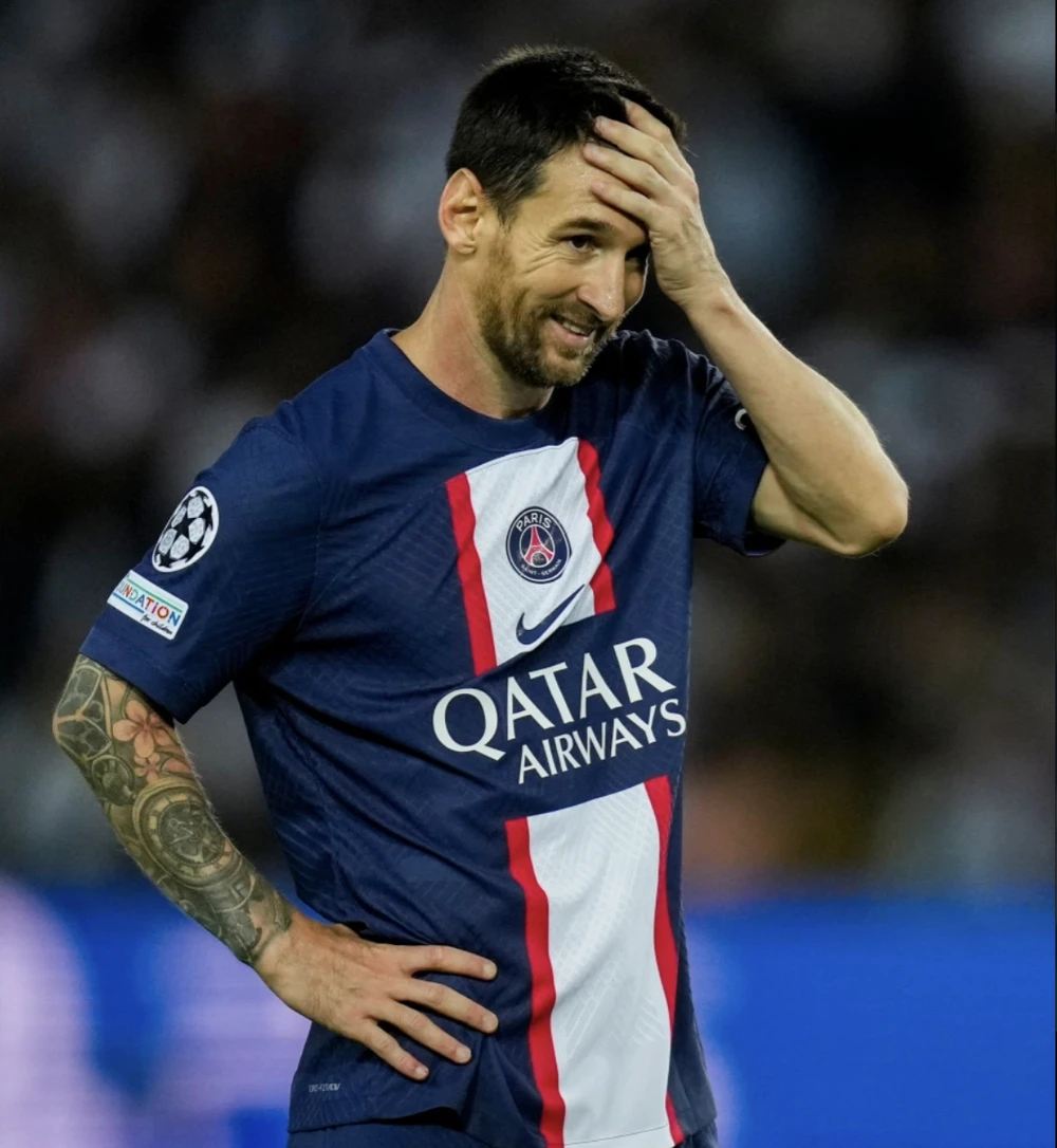 Messi có phong độ không tốt tại PSG mùa trước vì chưa thích nghi với môi trường mới tại Pháp. ẢNH: AP